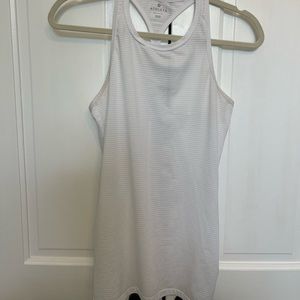 Athleta White Racerback Tank. XXS